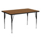 Oak Top/Black Frame