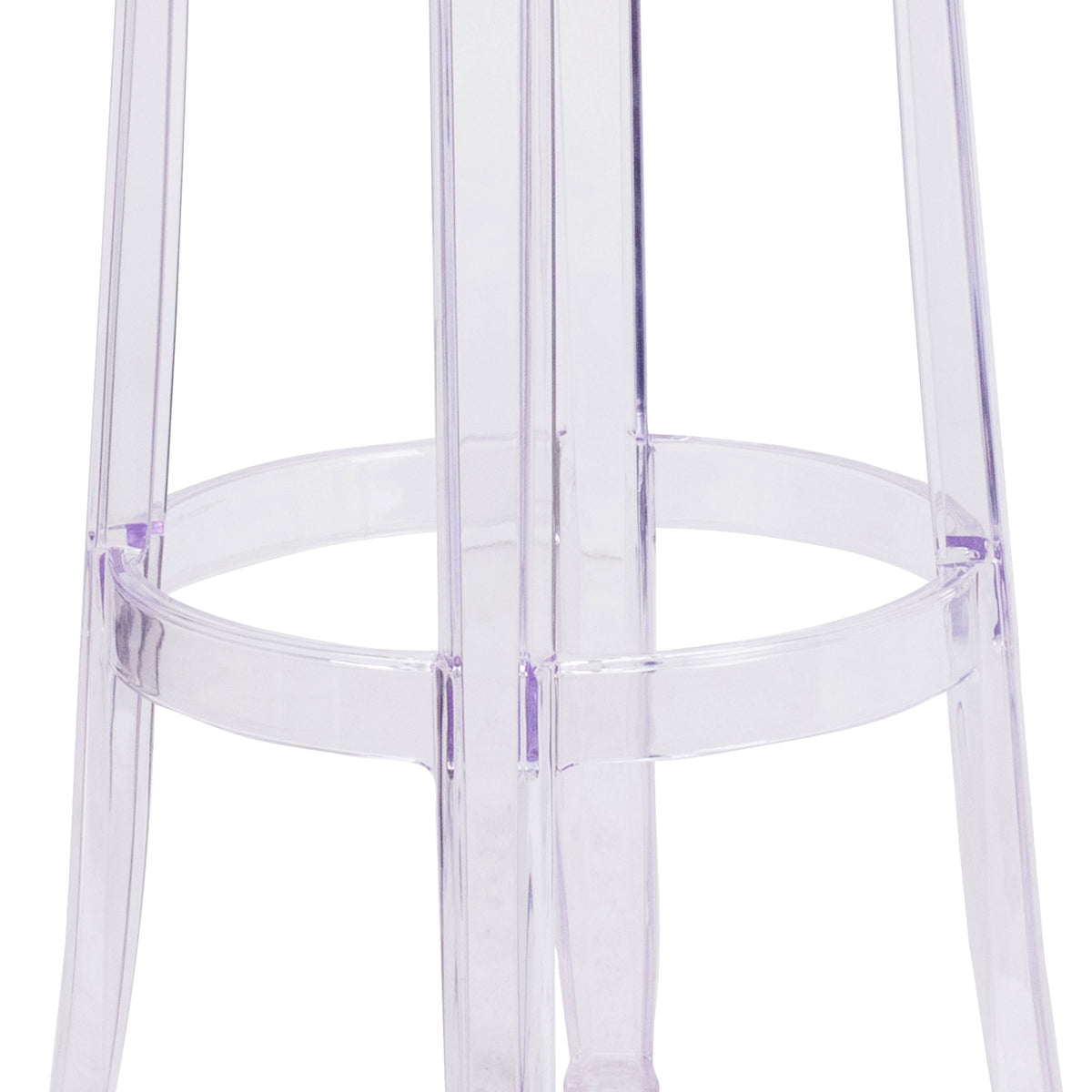 29.75" High Transparent Barstool - Restaurant & Bar Furniture