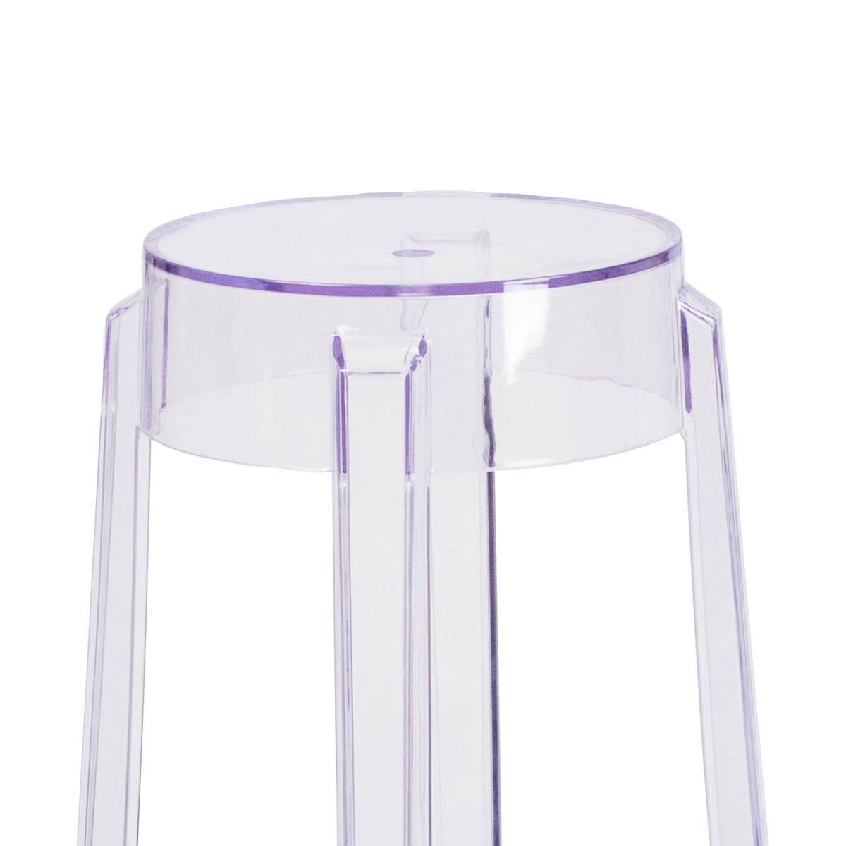 29.75" High Transparent Barstool - Restaurant & Bar Furniture