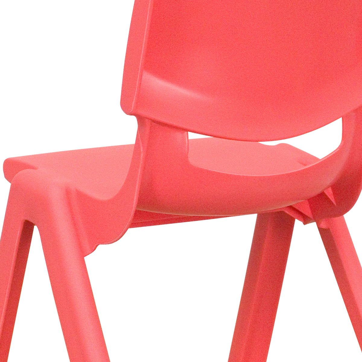 Red |#| 2 Pack Red Plastic Stackable School Chair with 10.5"H Seat, Preschool Chair