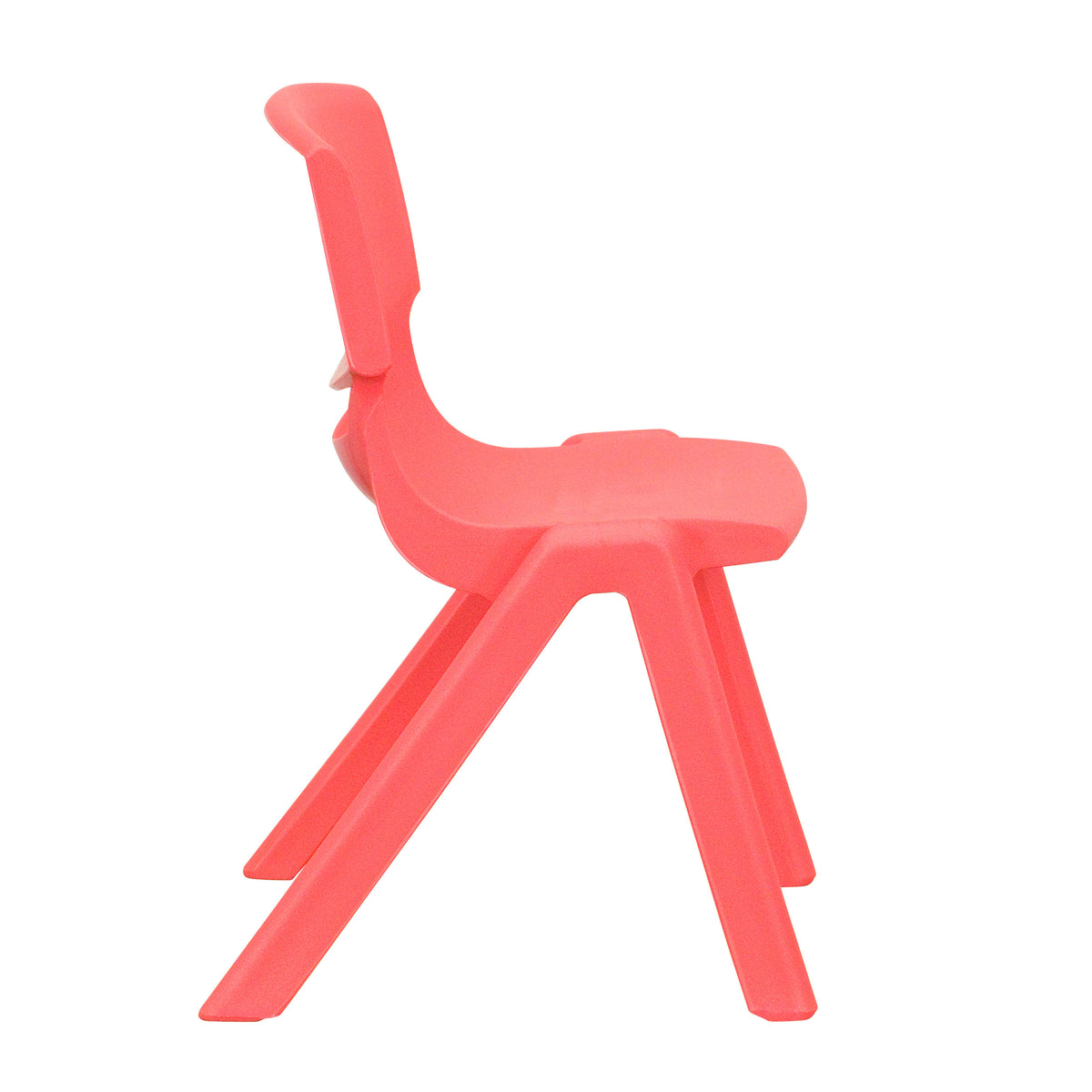 Red |#| 2 Pack Red Plastic Stackable School Chair with 12"H Seat, Preschool Seating