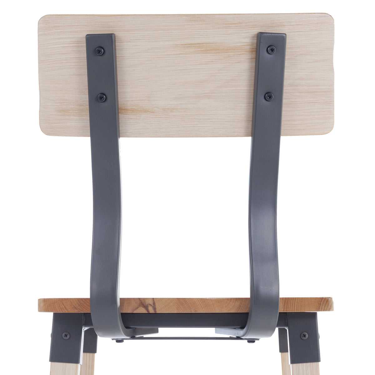 Antique White |#| 2 Pack Commercial Rustic Antique White Industrial Style Wood Dining Barstool