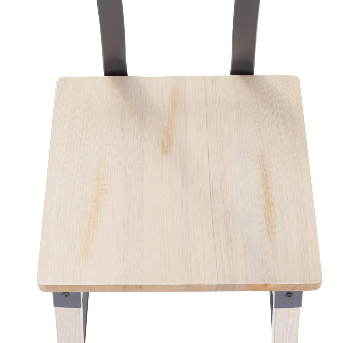 Antique White |#| 2 Pack Commercial Rustic Antique White Industrial Style Wood Dining Barstool