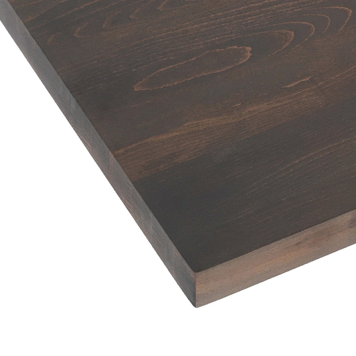 Dark Brown |#| 30x60 Commercial Solid Wood Tabletop with Support Bars for Indoor Use-Dark Brown