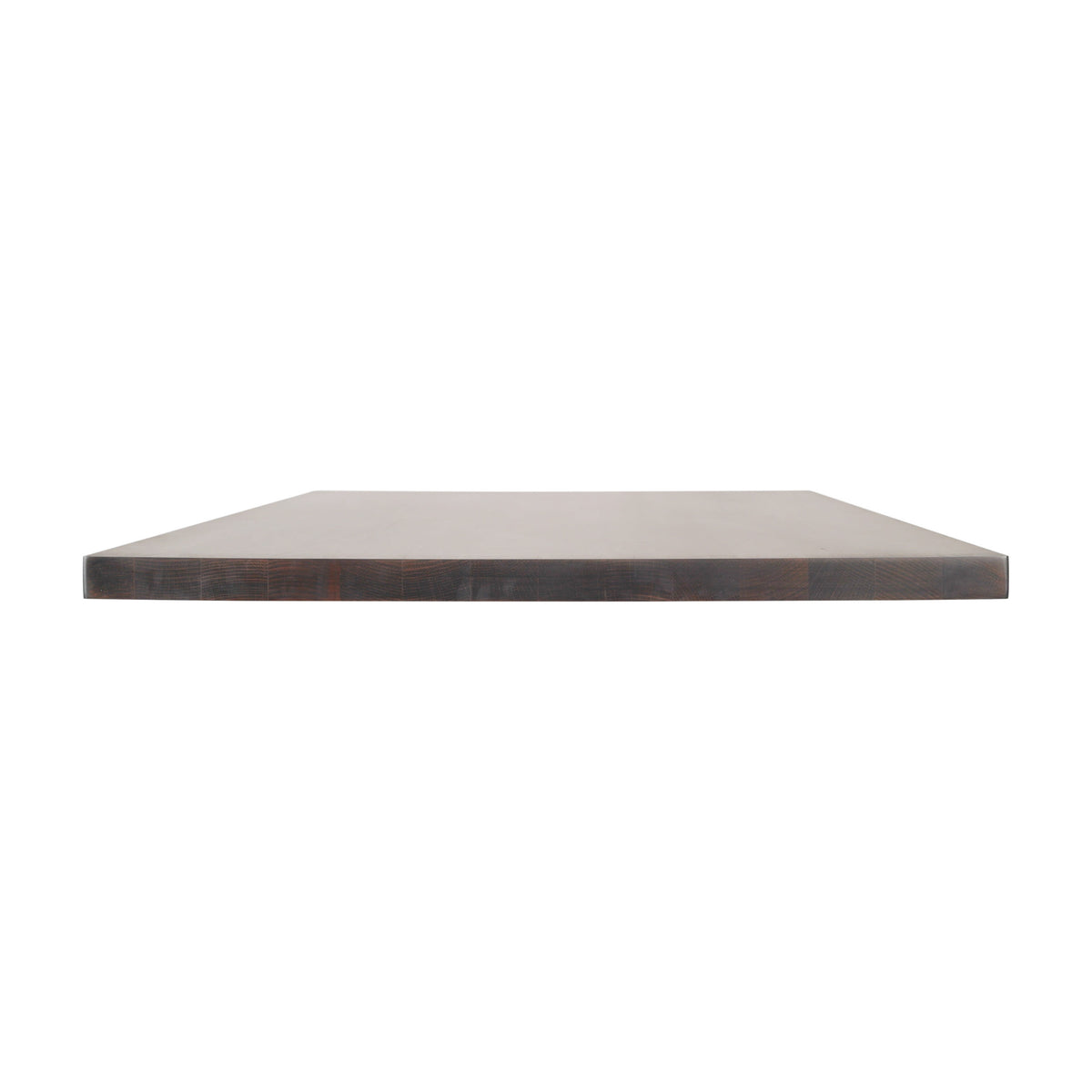 Dark Brown |#| 30x60 Commercial Solid Wood Tabletop with Support Bars for Indoor Use-Dark Brown