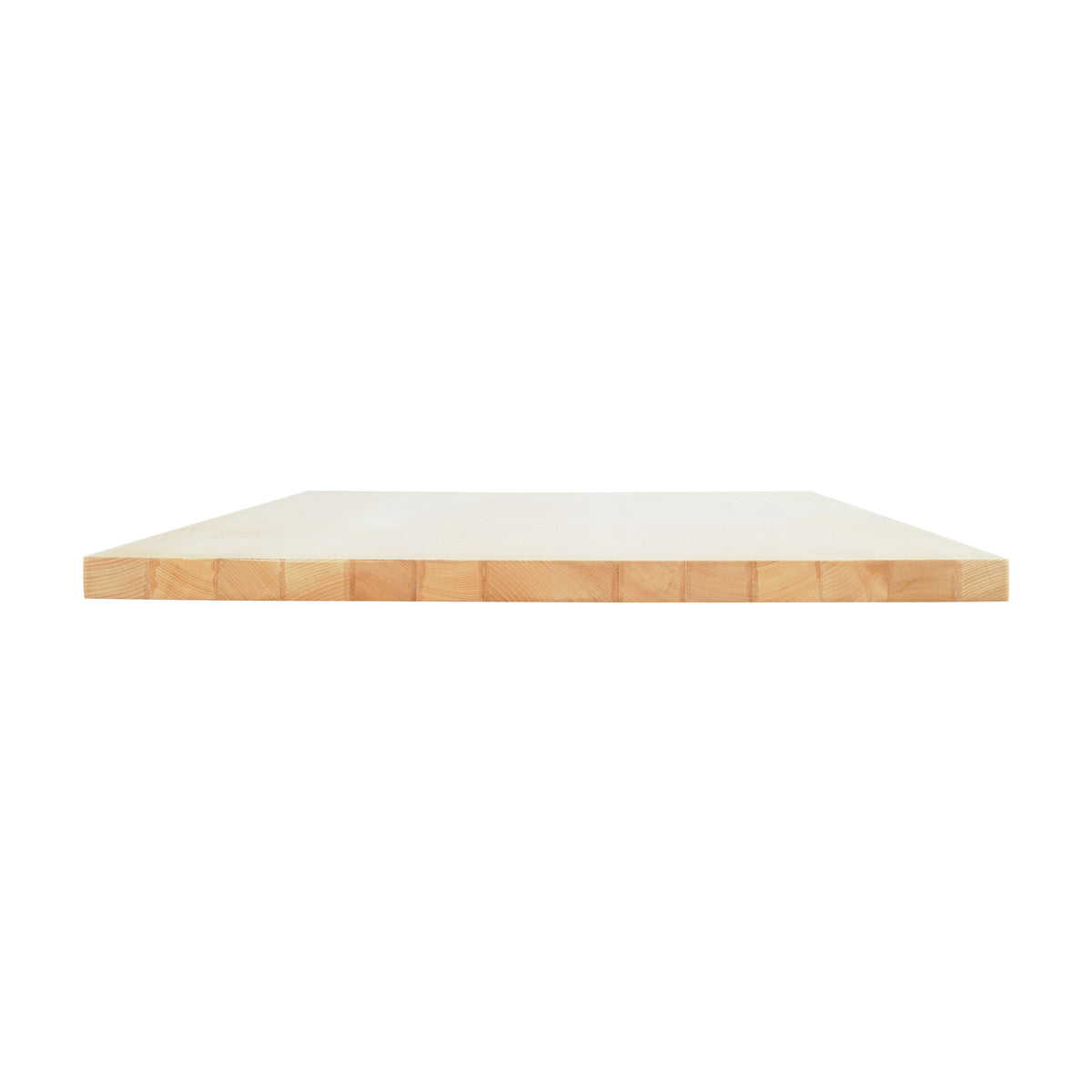 Natural |#| 30x60 Commercial Solid Wood Tabletop with Support Bars for Indoor Use-Natural
