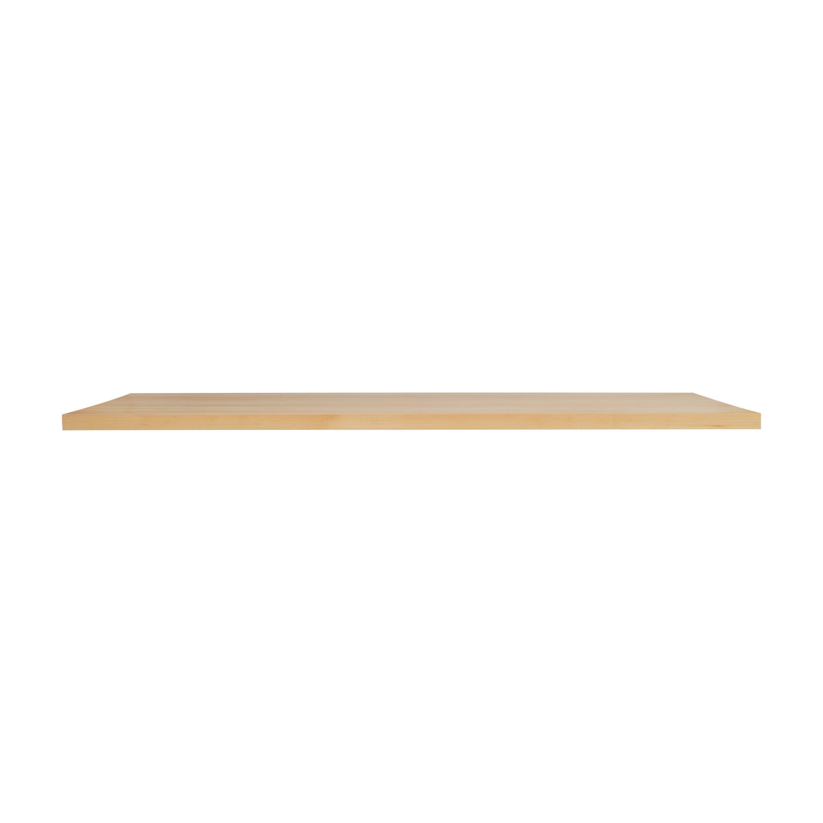 Natural |#| 30x60 Commercial Solid Wood Tabletop with Support Bars for Indoor Use-Natural