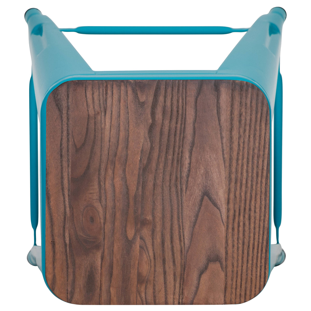 Teal |#| 4 Pack 30" High Metal Indoor Bar Stool - Stackable Stool, Teal