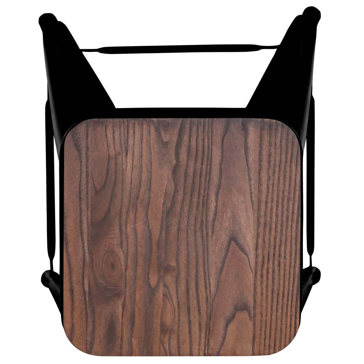 Black |#| 4 Pack 30" High Metal Indoor Bar Stool - Stackable Stool, Black