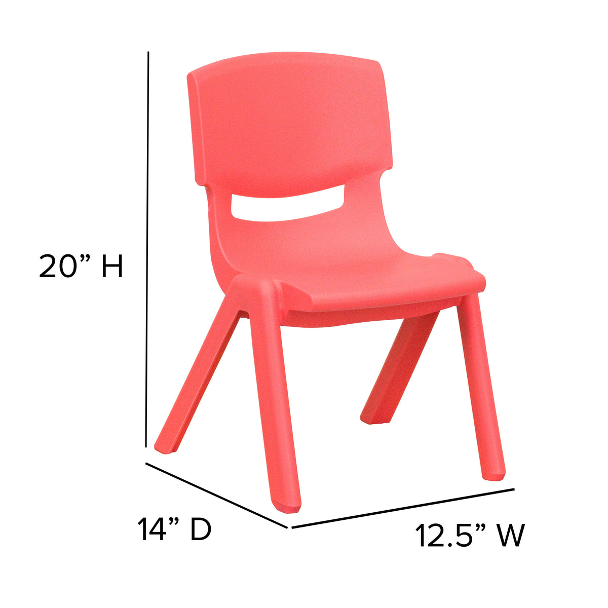 Red |#| 45" Round Red Plastic Height Adjustable Activity Table Set with 4 Chairs