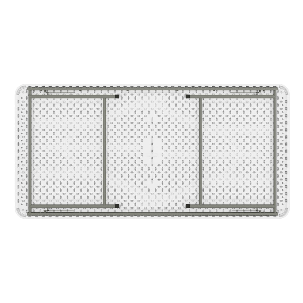 Granite White |#| 4.93-Foot Kid's Granite White Plastic Folding Activity Table - Play Table