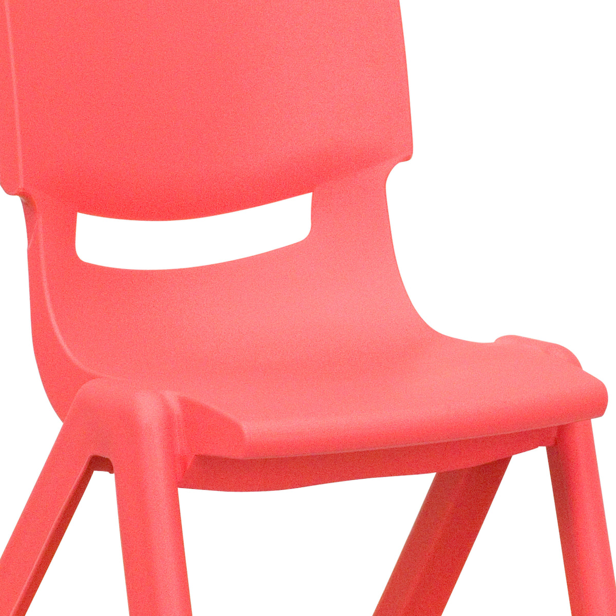 Red |#| 4 Pack Red Plastic Stackable School Chair with 10.5"H Seat, Preschool Chair