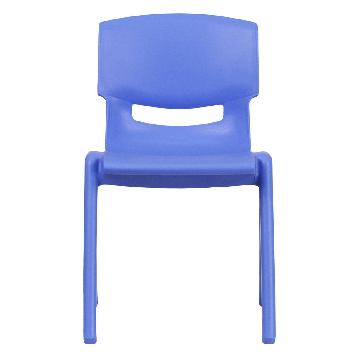 Blue |#| 4 Pack Blue Plastic Stack School Chair with 13.25"H Seat, K-2 School Chair