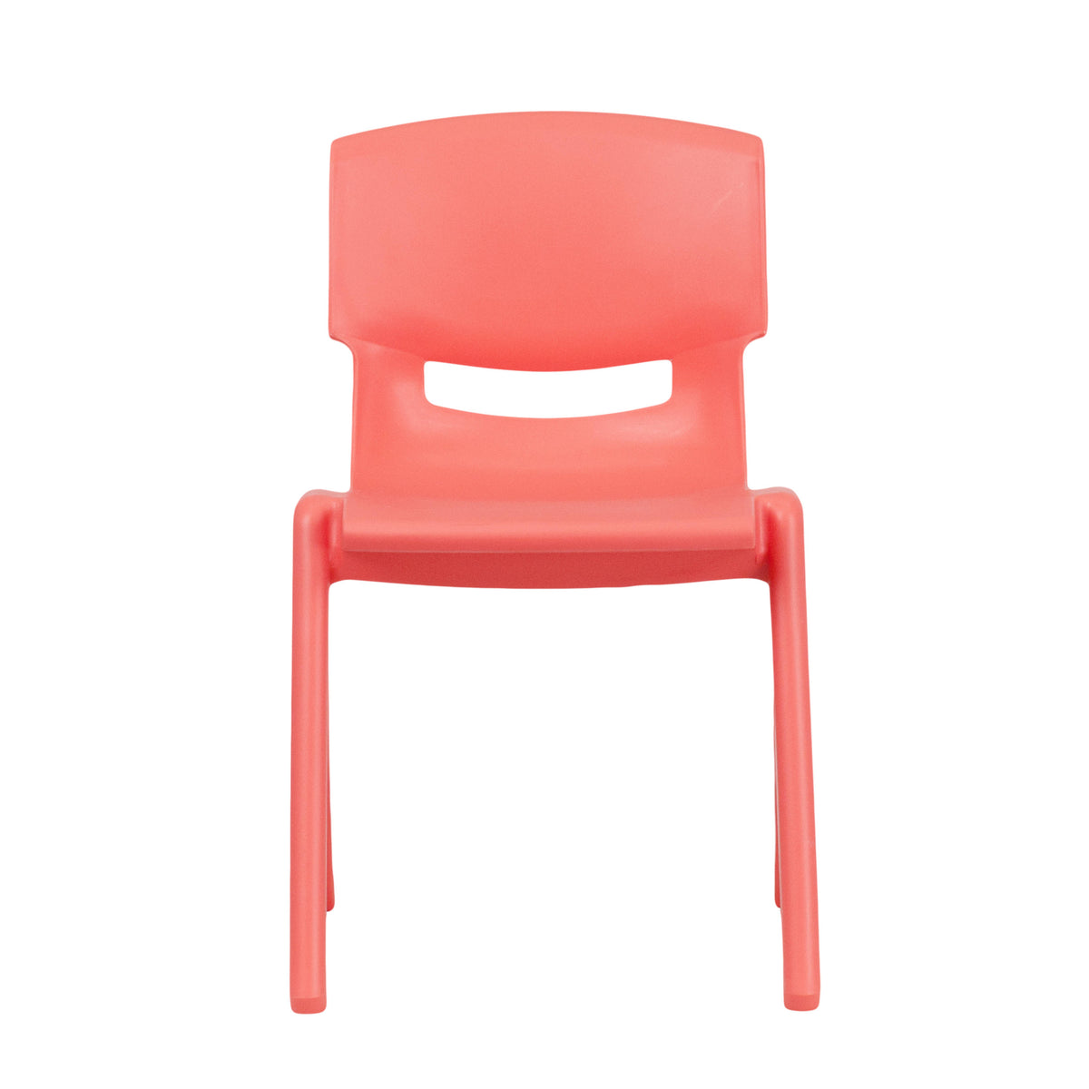 Assorted |#| 4 Pack Plastic Stackable K-2 School Chair with 13.25"H Seat, Assorted Colors