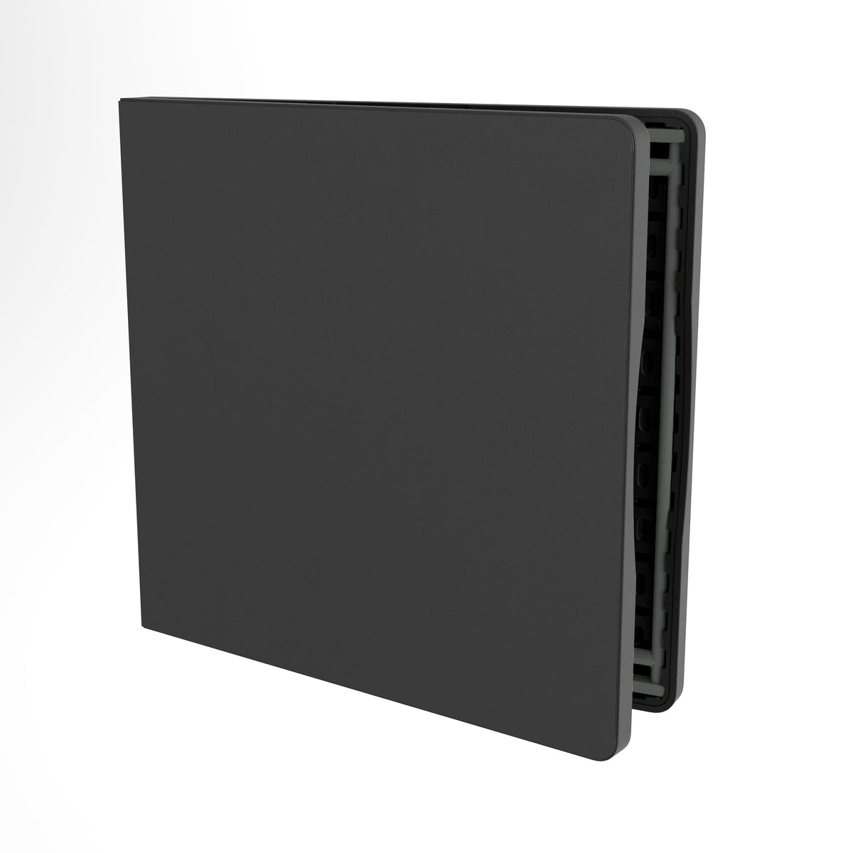 Black |#| 6-Foot Bi-Fold Granite Black Plastic Folding Table with Carrying Handle