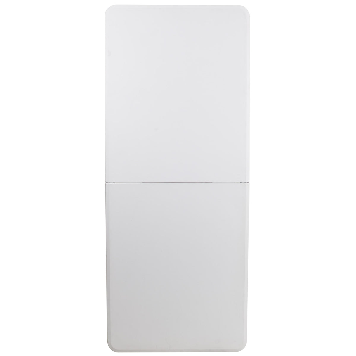 White |#| 6-Foot Bi-Fold Granite White Plastic Folding Table with Carrying Handle