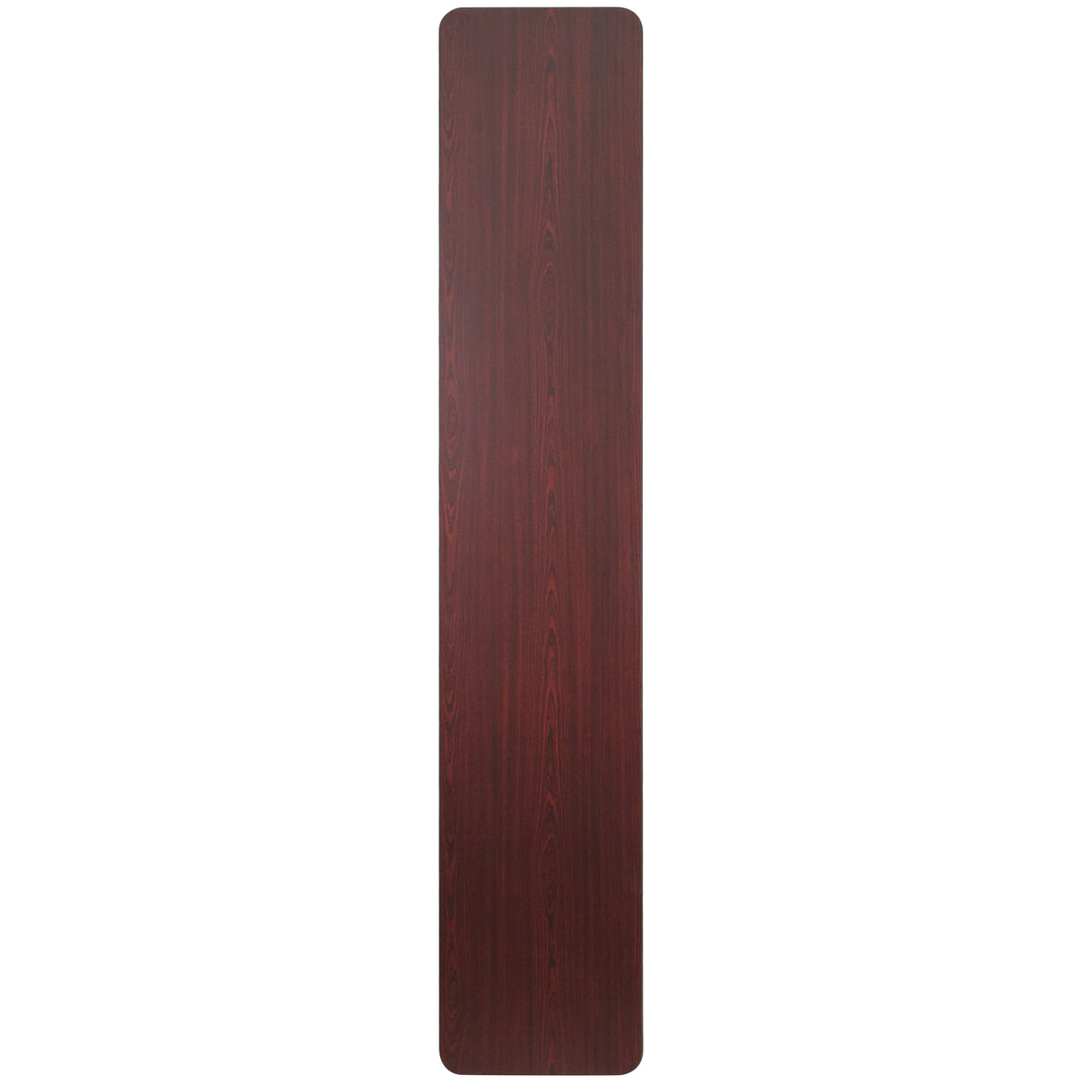 8-Foot High Pressure Mahogany Laminate Folding Training Table
