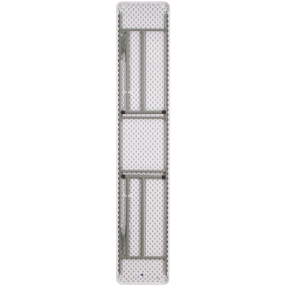 8-Foot Granite White Plastic Folding Training / Seminar Table