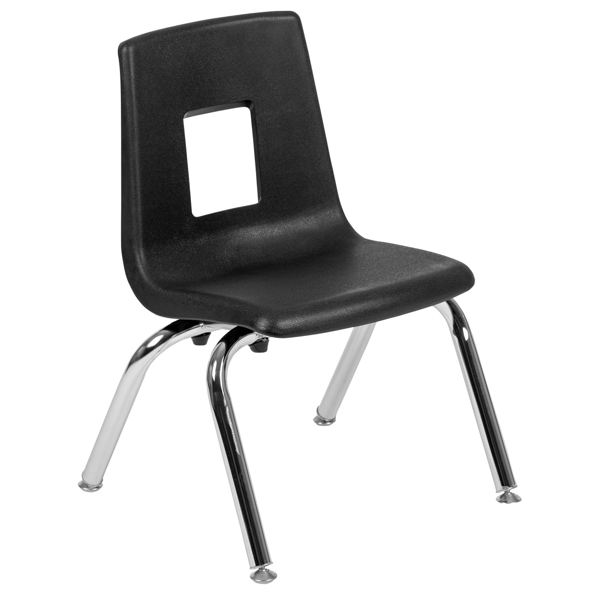 Grey Top/Black Frame |#| 86" Oval Wave Activity Table Set with 12" Student Stack Chairs, Grey/Black