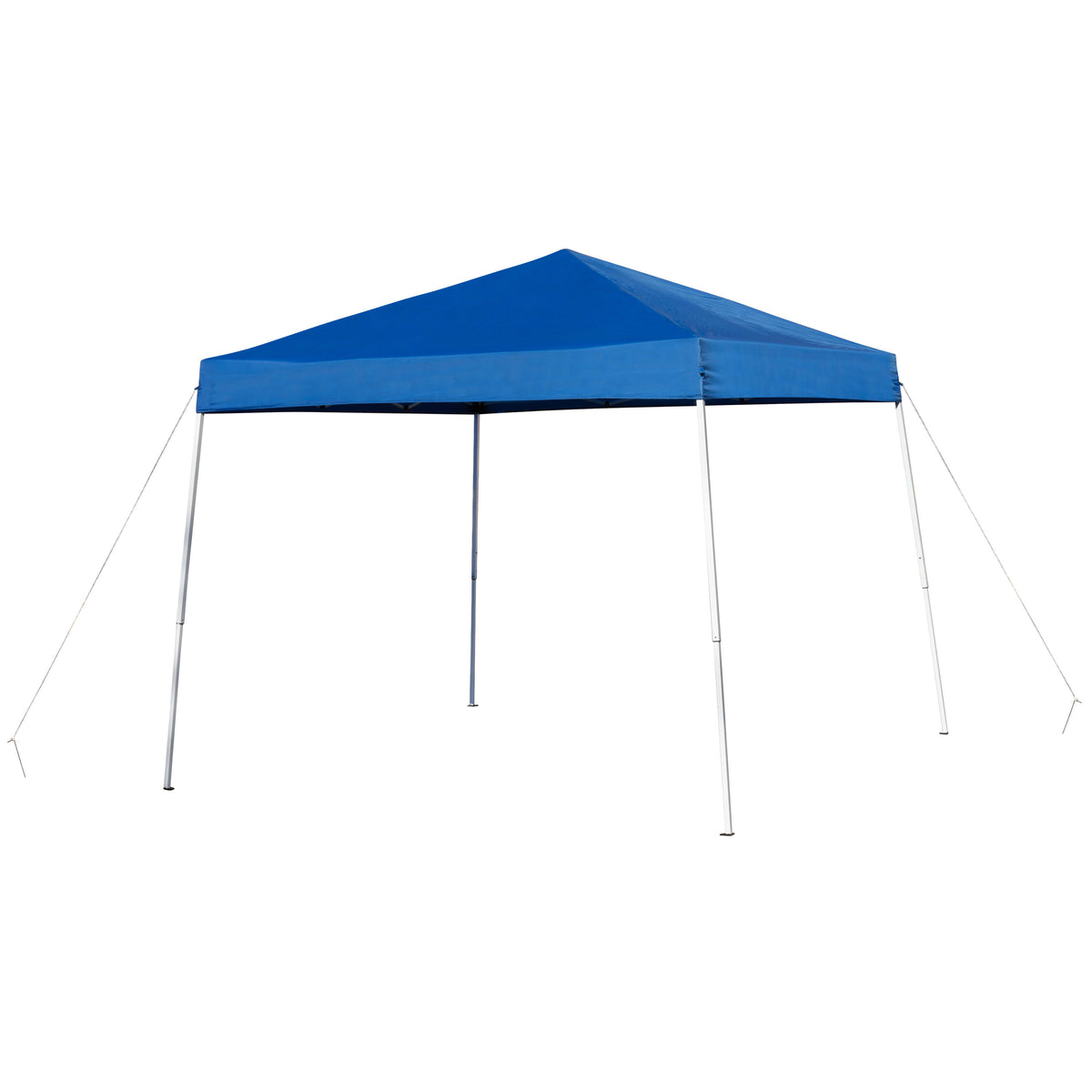 Blue |#| 8' x 8' Blue Pop Up Canopy Tent and 6 Ft. Bi-Fold Table with Carrying Handle