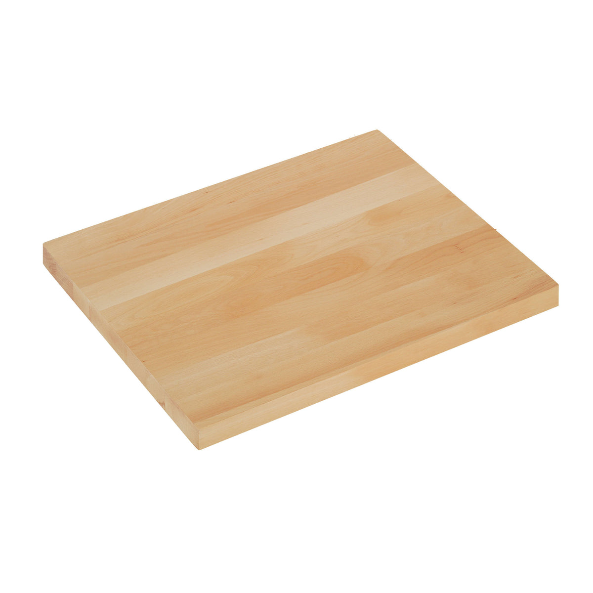 Natural |#| 24x30 Commercial Solid Wood Tabletop with Support Bars for Indoor Use-Natural