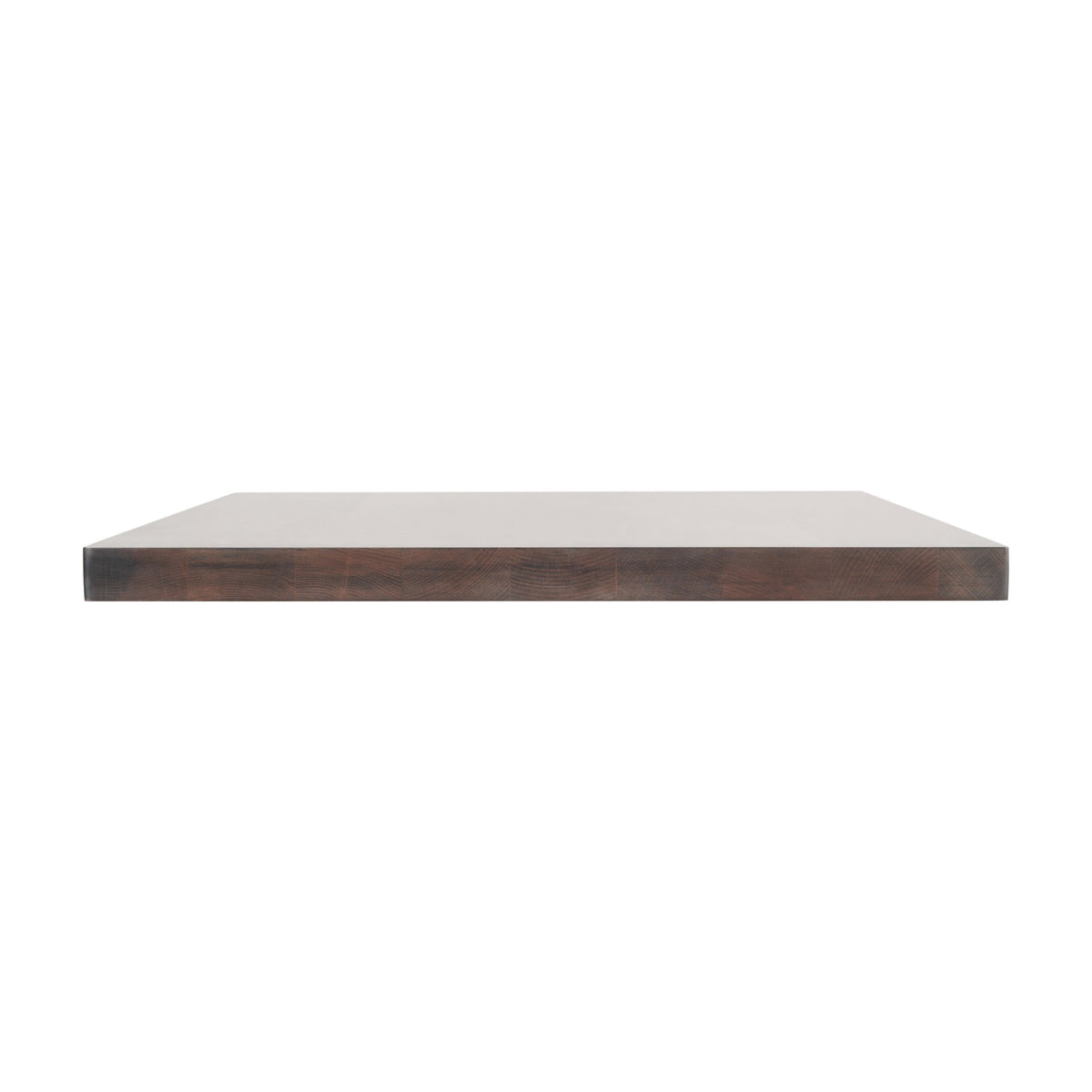 Dark Brown |#| 24x30 Commercial Solid Wood Tabletop with Support Bars for Indoor Use-Dark Brown