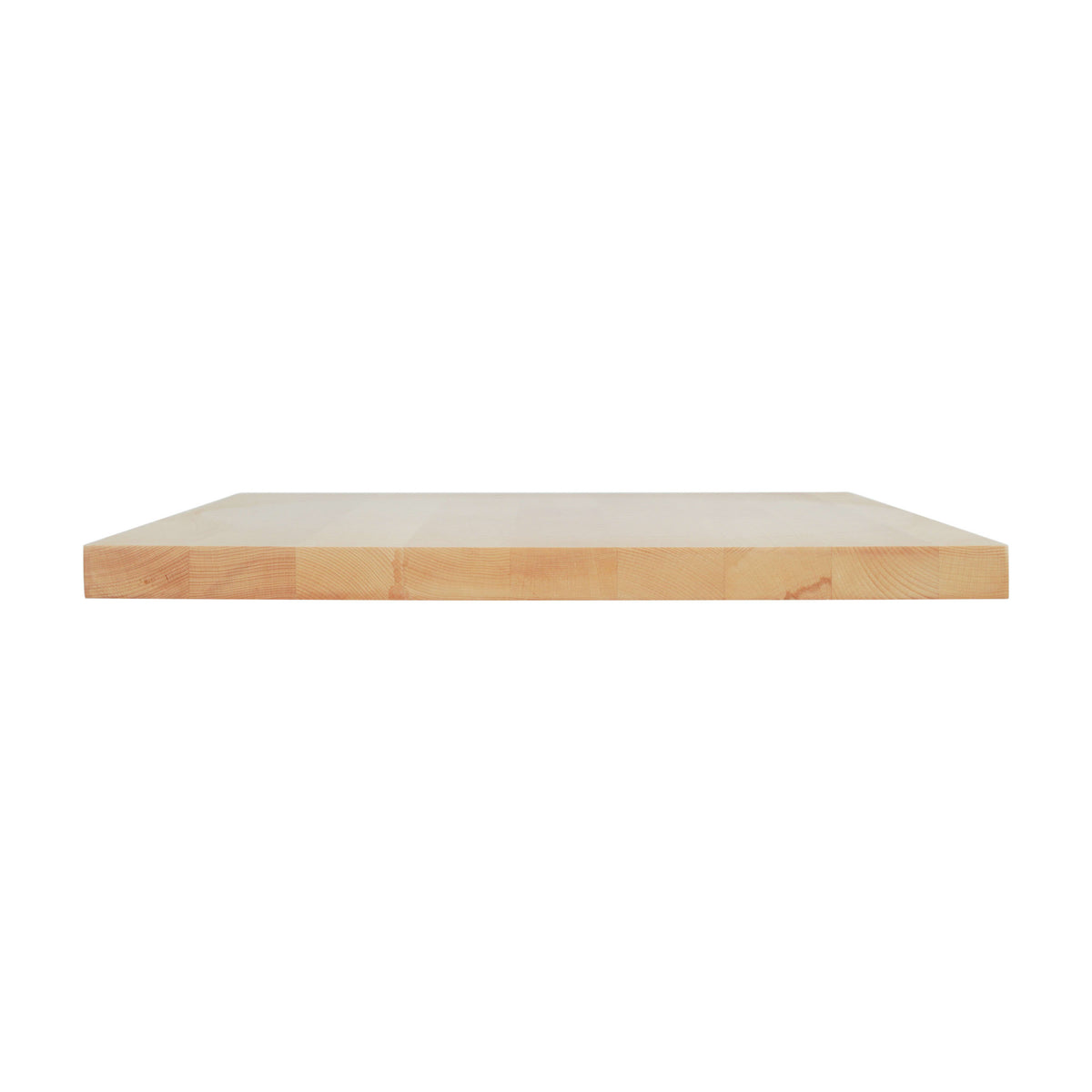 Natural |#| 24x30 Commercial Solid Wood Tabletop with Support Bars for Indoor Use-Natural