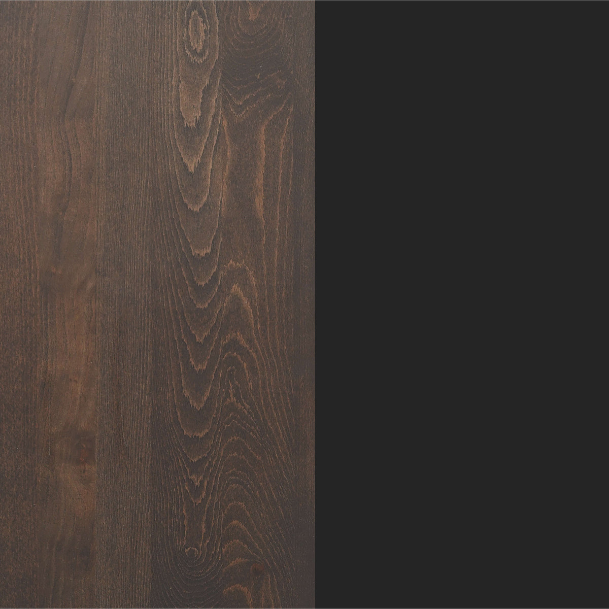 Dark Brown Top/Black Base |#| Commercial 30x48 Brown Table-27x15 Dual Column Table Height Black Cast Iron Base