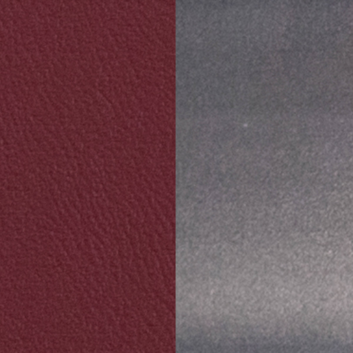 Burgundy Vinyl Seat/Clear Coated Metal Frame |#| Silver Antique Clear Coat Ladder Back Metal Restaurant Barstool-BURG Vinyl Seat