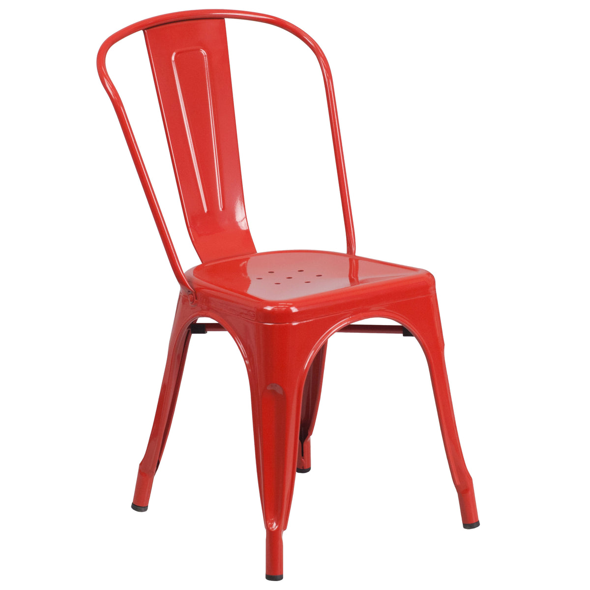 Red |#| 30" Round Red Metal Indoor-Outdoor Table Set with 2 Cafe Chairs