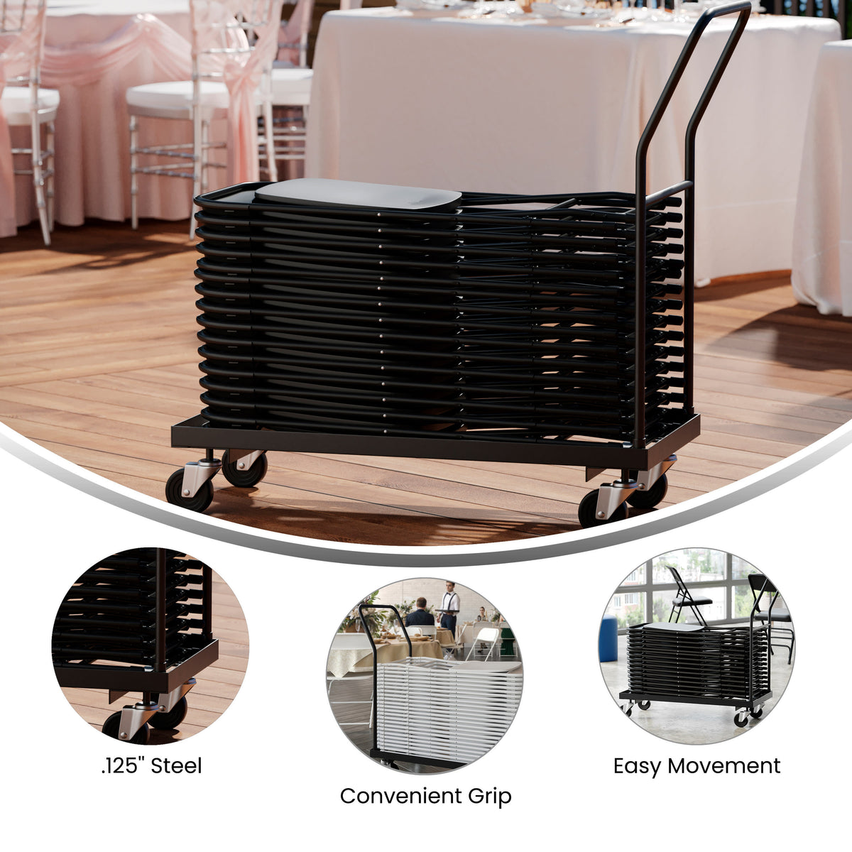 Folding Chair Dolly - Material Handling Equipment