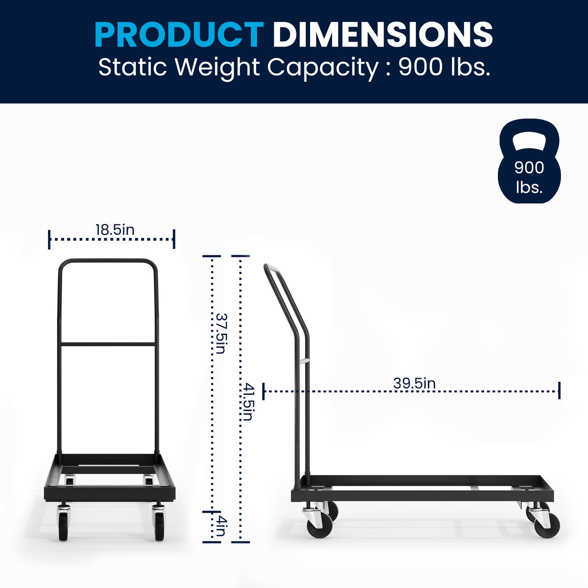 Folding Chair Dolly - Material Handling Equipment