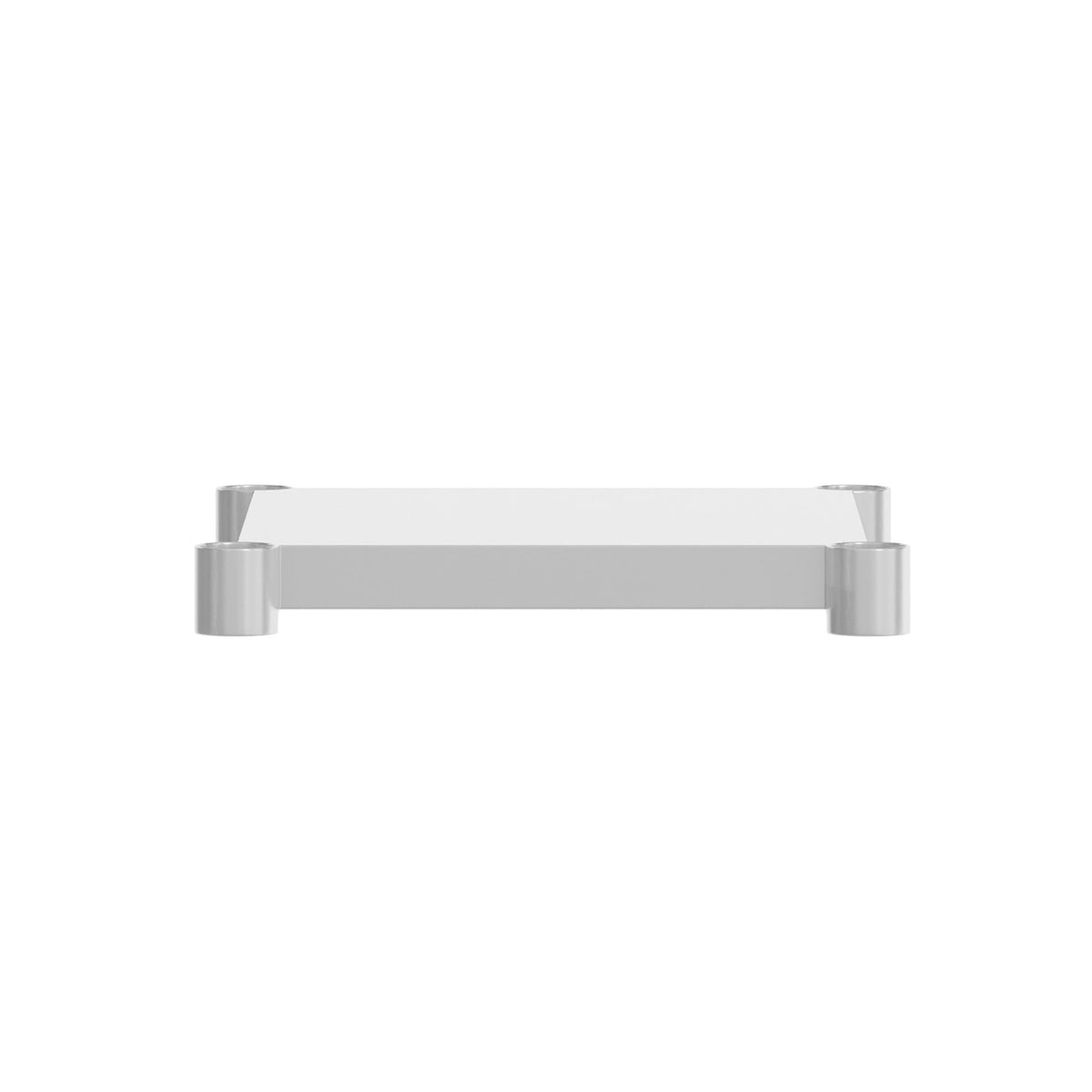 24"W x 18"D |#| Galvanized Steel Adjustable Add-On Work Table Lower Restaurant Shelf