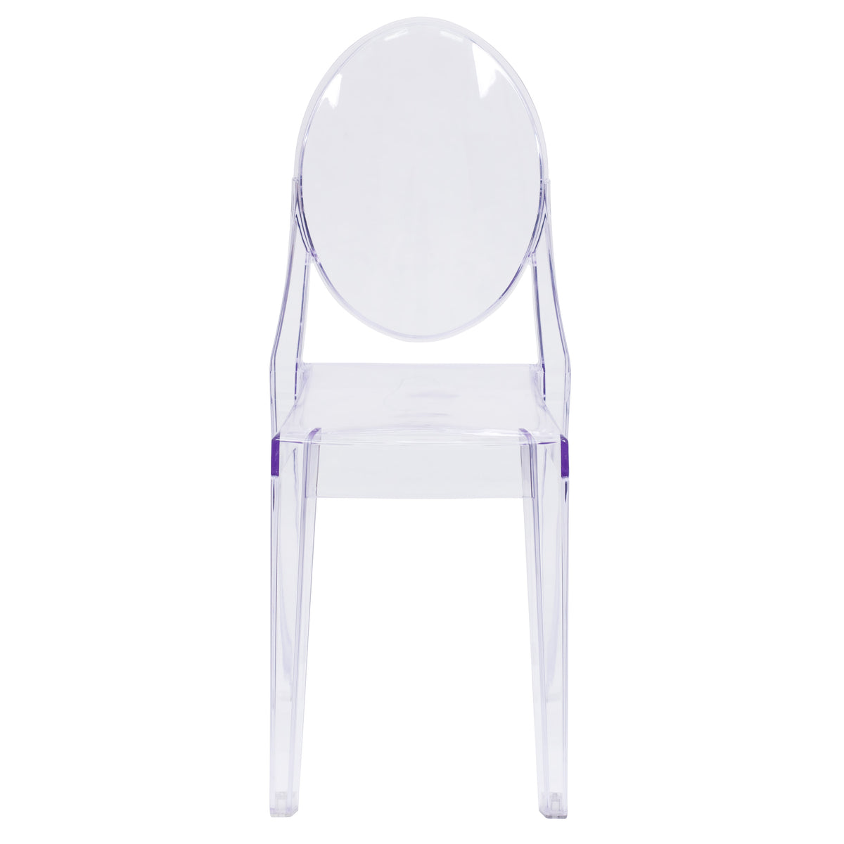 Ghost Side Chair in Transparent Crystal - Event or Accent Chair - Stack Chair