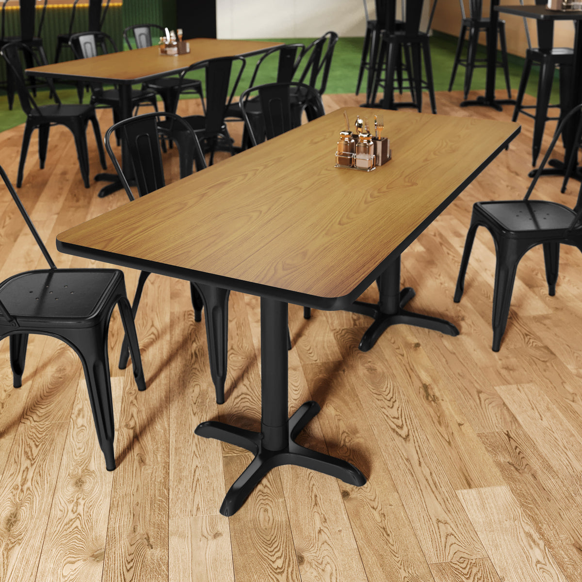 Natural/Walnut |#| Commercial Walnut or Natural Reversible Laminate Tabletop - 72" x 30"