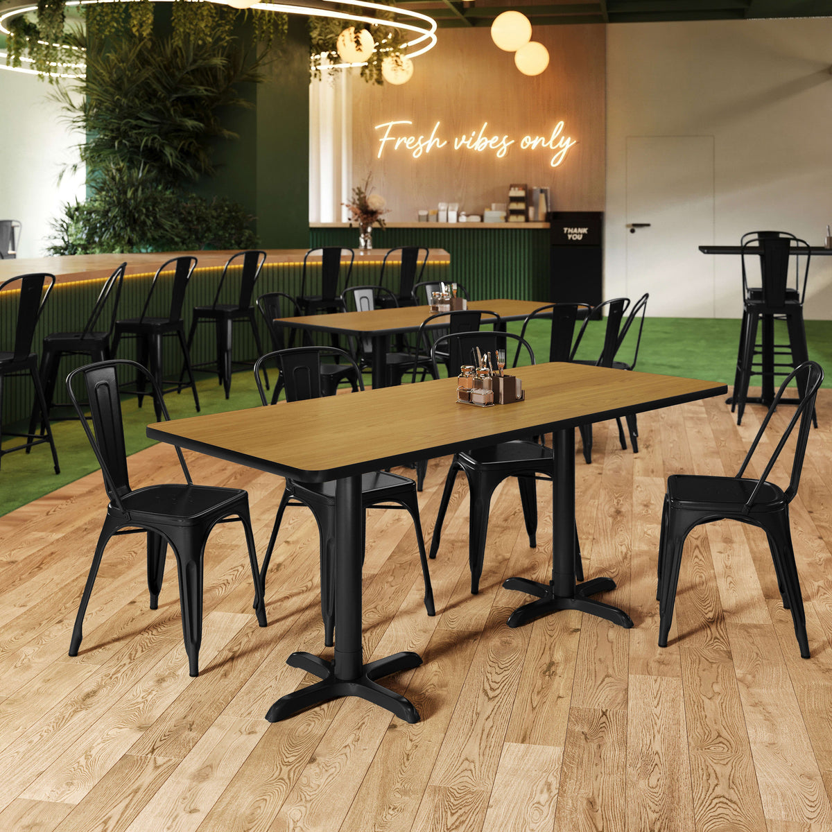 Natural/Walnut |#| Commercial Walnut or Natural Reversible Laminate Tabletop - 72" x 30"