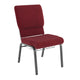 Red Fabric/Silver Vein Frame