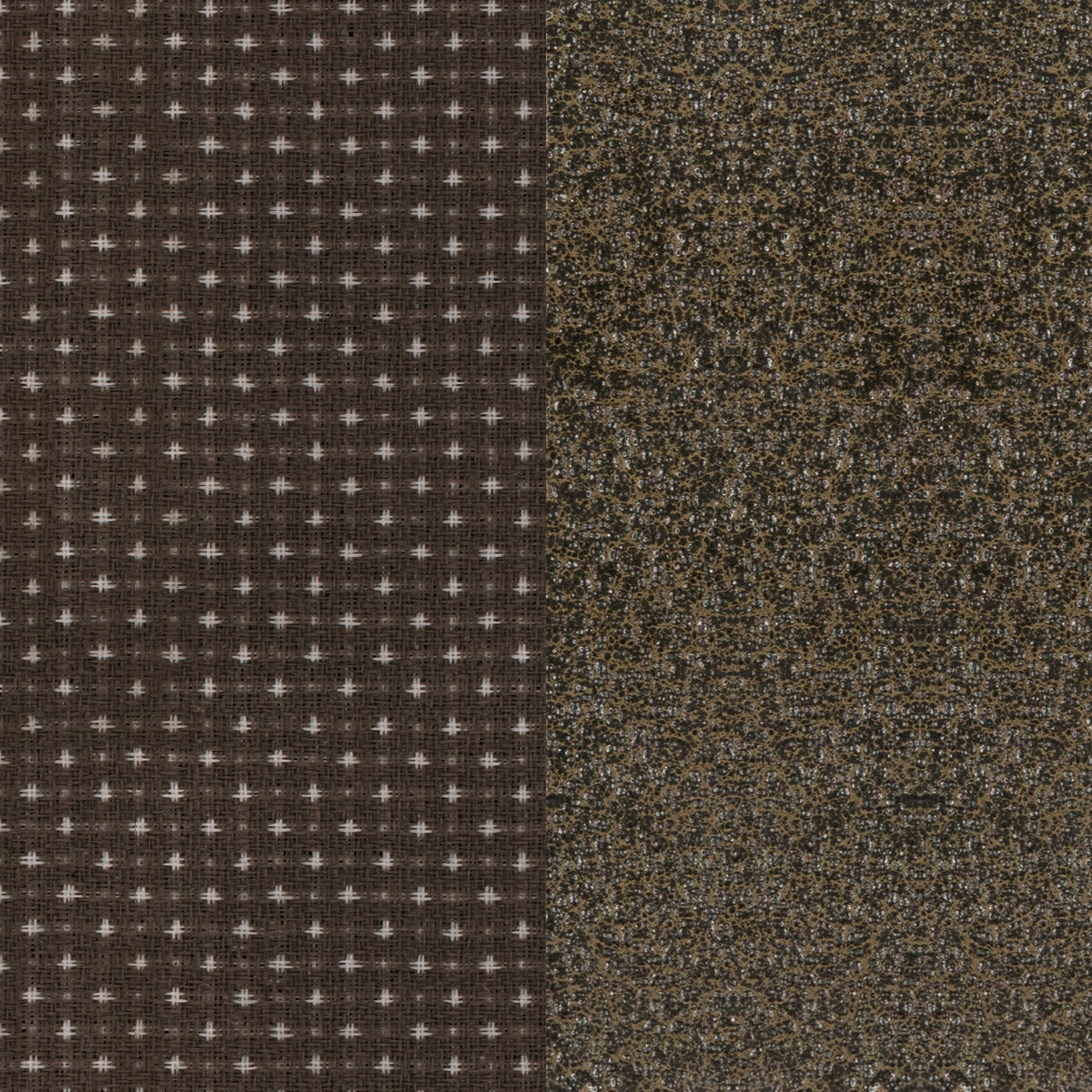 Brown Dot Fabric/Gold Vein Frame |#| 18.5"W Church Chair in Brown Dot Fabric with Book Rack - Gold Vein Frame