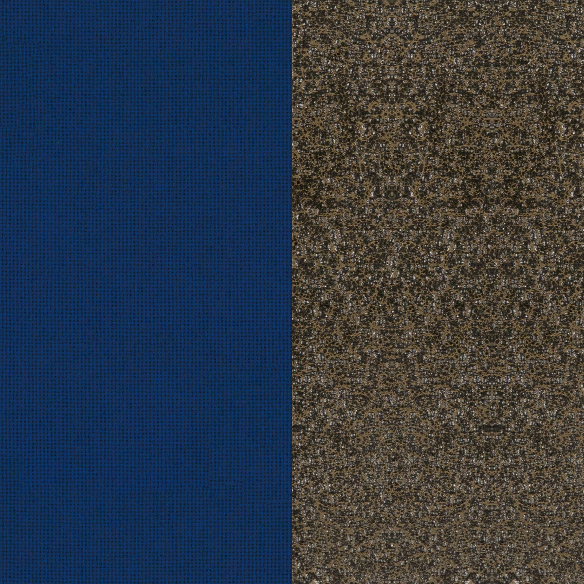 Navy Blue Fabric/Gold Vein Frame |#| 18.5"W Church Chair in Navy Blue Fabric with Book Rack - Gold Vein Frame