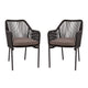 Gray Cushion/Black Frame
