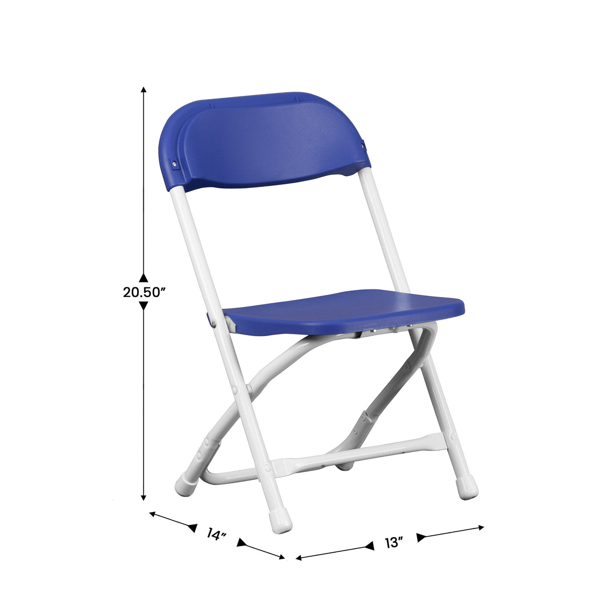 Blue |#| Kids Blue Plastic Folding Chair with Textured Seat - Preschool Seating