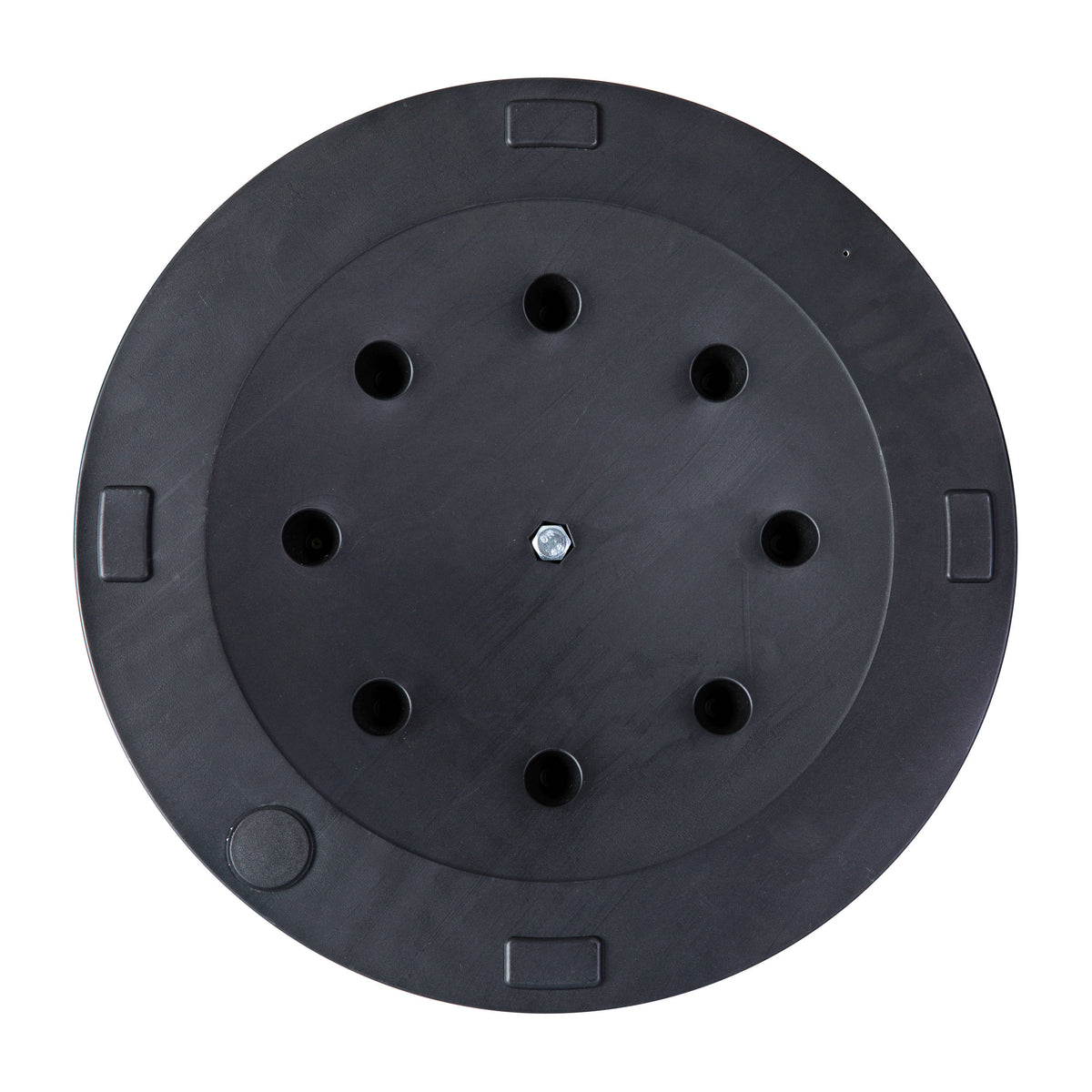 Bronze |#| Universal Bronze Cement Patio Umbrella Base - Weatherproof - 19.25" Diameter
