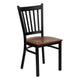 Cherry Wood Seat/Black Metal Frame