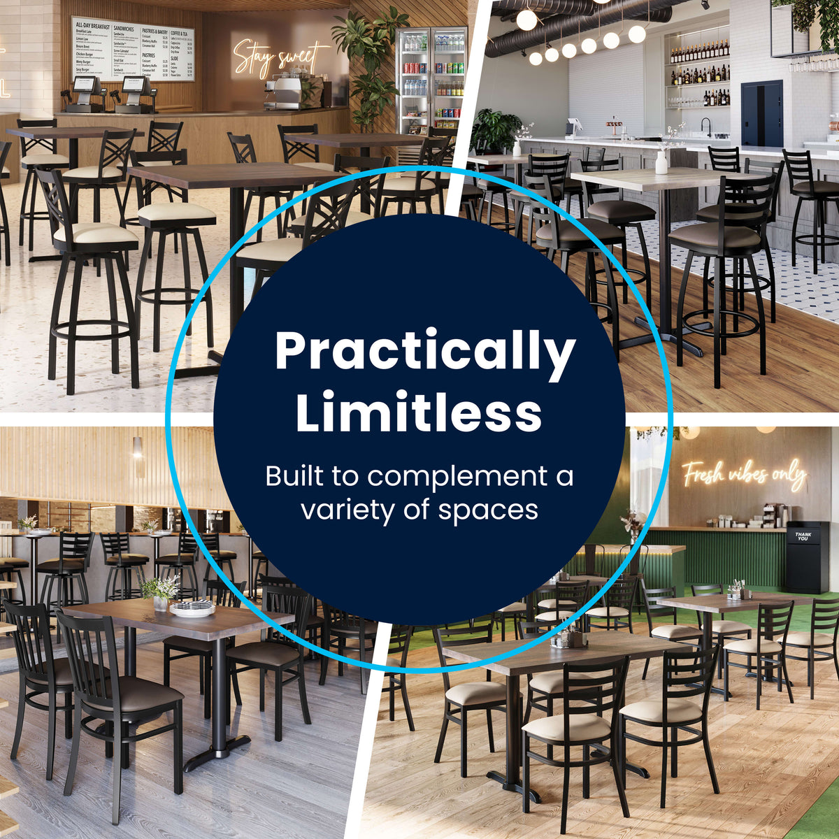 Mocha Vinyl Seat/Walnut Wood Frame |#| Commercial Ladder Back Walnut Wood Restaurant Barstool - Mocha Vinyl Seat