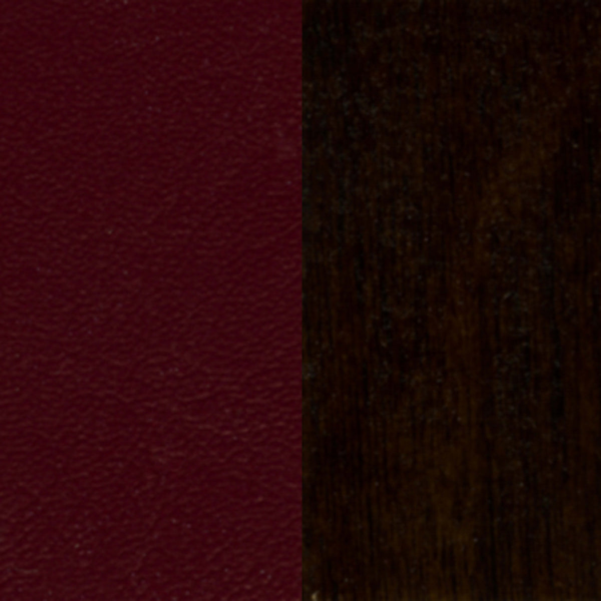 Burgundy Vinyl Seat/Walnut Wood Frame |#| Ladder Back Walnut Wood Restaurant Barstool - Burgundy Vinyl Seat