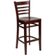 Mahogany Wood Seat/Mahogany Wood Frame
