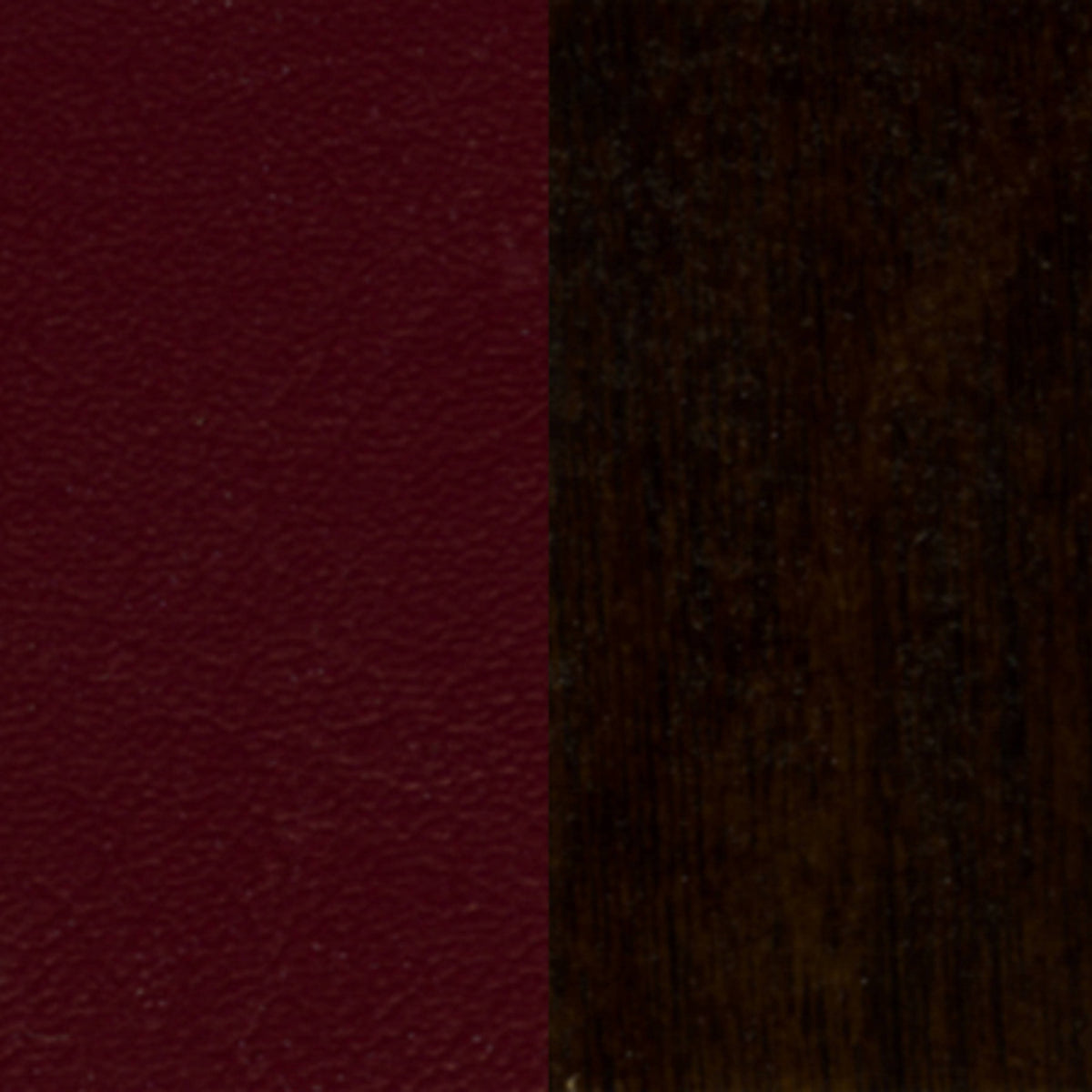 Burgundy Vinyl Seat/Walnut Wood Frame |#| Ladder Back Walnut Wood Restaurant Chair - Burgundy Vinyl Seat