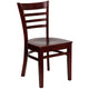 Mahogany Wood Seat/Mahogany Wood Frame