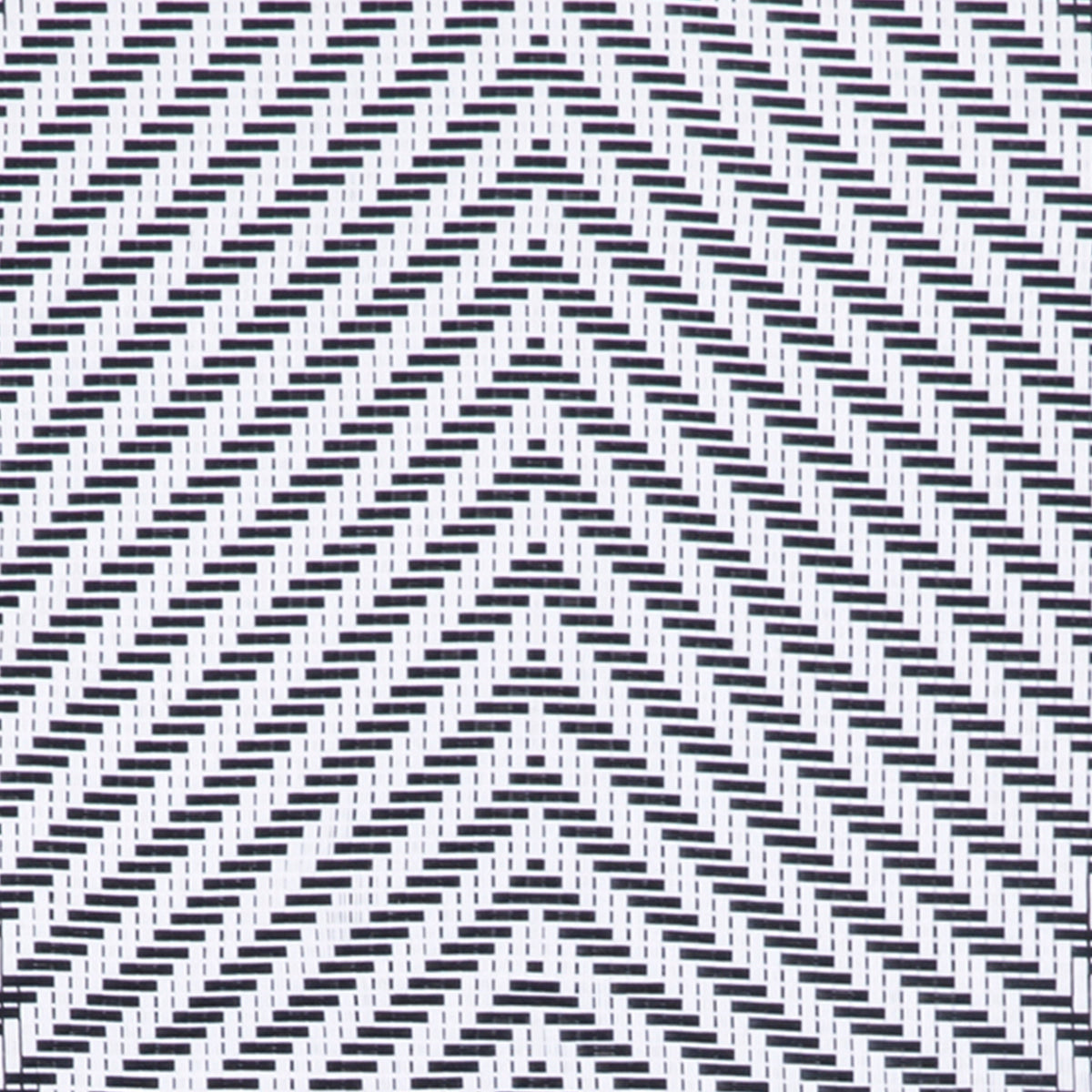 Black & White/Light Natural Frame |#| All-Weather Commercial Paris Chair with Light Natural Aluminum Frame-Black/White