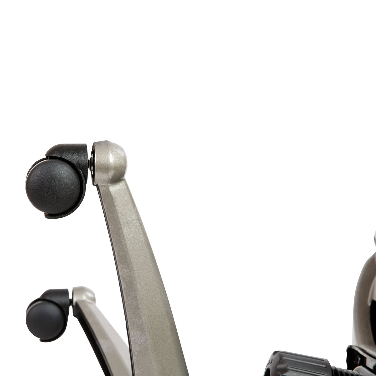Black Mesh/Graphite Silver Frame |#| Black Mid-Back Mesh Executive Office Chair with Graphite Frame and Flip-Up Arms